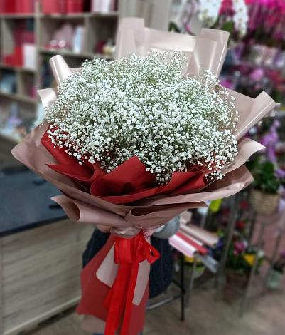 Букет цветов из: Гипсофила в Отрадное