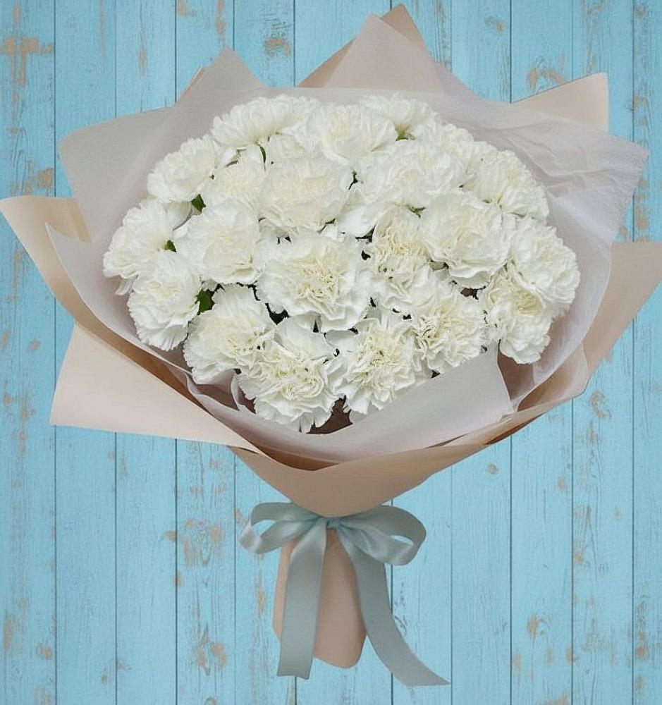 Букет цветов из: Гвоздики в Отрадное