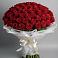 Букет 101 Красная роза Блэк Мэджик в Отрадное