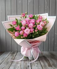 Букет Розовый кустик в Отрадное