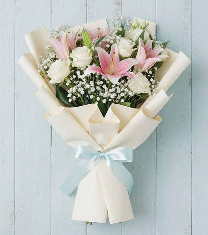 Букет цветов из: Лилии в Отрадное