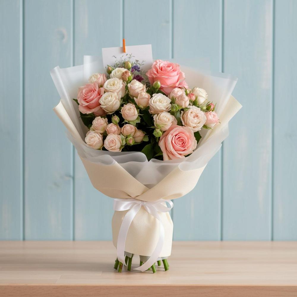 Букет цветов из: Розы в Отрадное