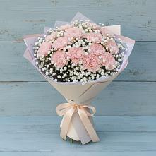 Букет цветов из:  Гвоздики #REPLACE_PRED# Отрадное