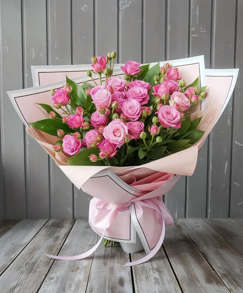 Букет Розовый кустик в Отрадное
