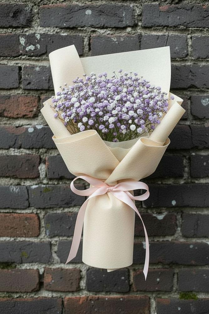 Букет цветов из: Гипсофила в Отрадное