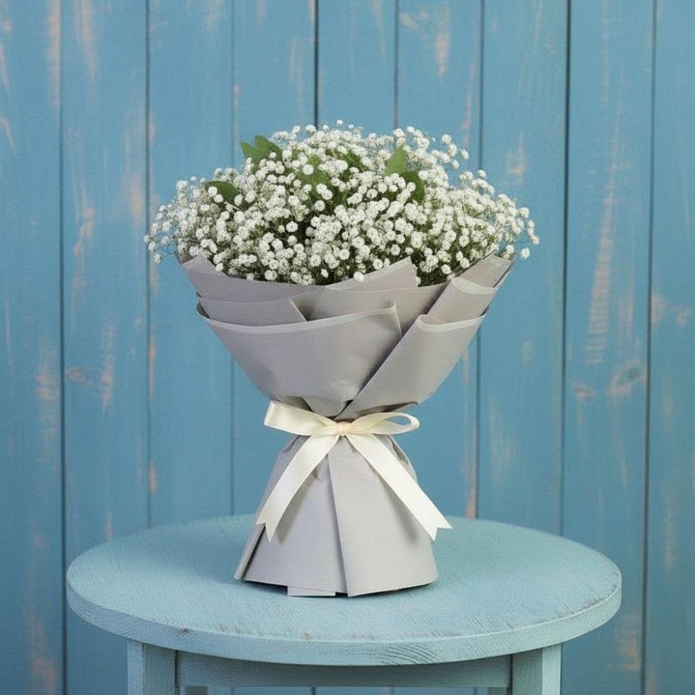 Букет цветов из: Гипсофила в Отрадное