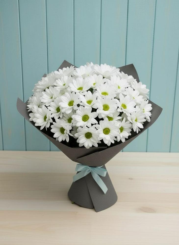 Букет цветов из: Хризантемы в Отрадное