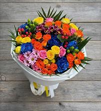 Букет цветов из:  Розы и Хризантемы #REPLACE_PRED# Отрадное