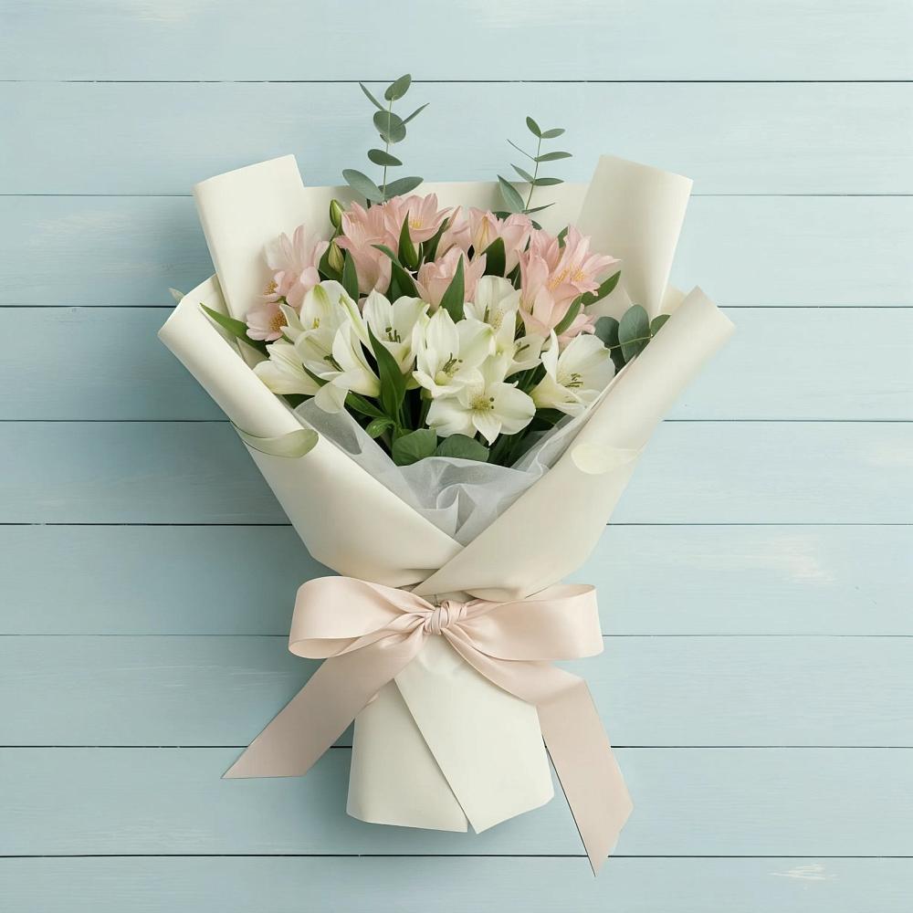 Букет цветов из: Альстромерии в Отрадное