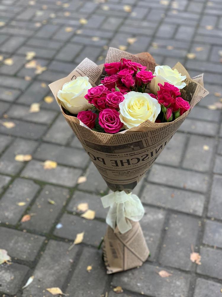 Букет цветов из: Розы в Отрадное