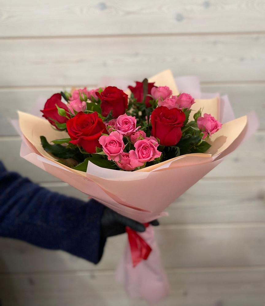 Букет цветов из: Розы в Отрадное