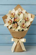 Букет цветов из:  Орхидеи и Розы в Отрадное